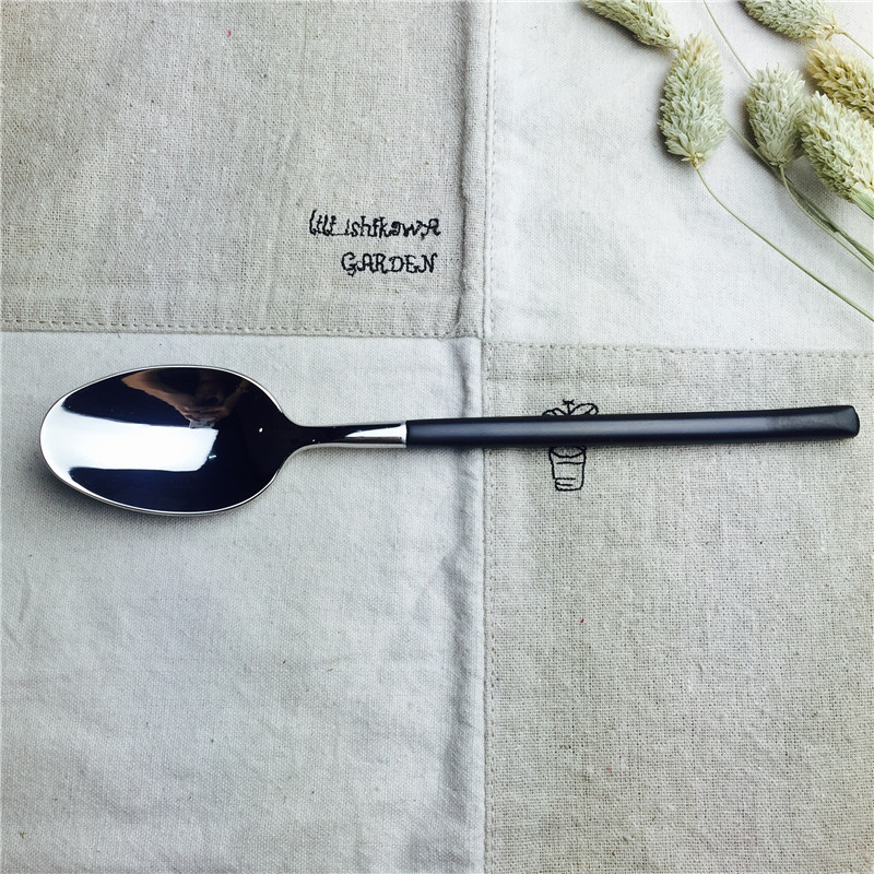 Stainless Steel Portable tableware stainless steel spoon creative portable tableware1