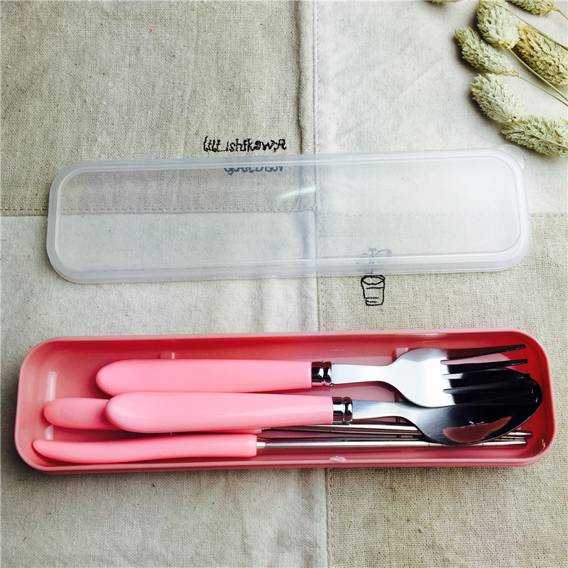 Portable tableware for portable tableware and spoon fork for Stainless Steel Portable tableware2