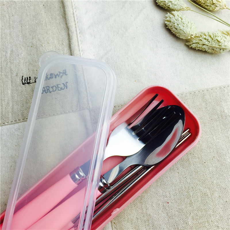 Portable tableware for portable tableware and spoon fork for Stainless Steel Portable tableware3