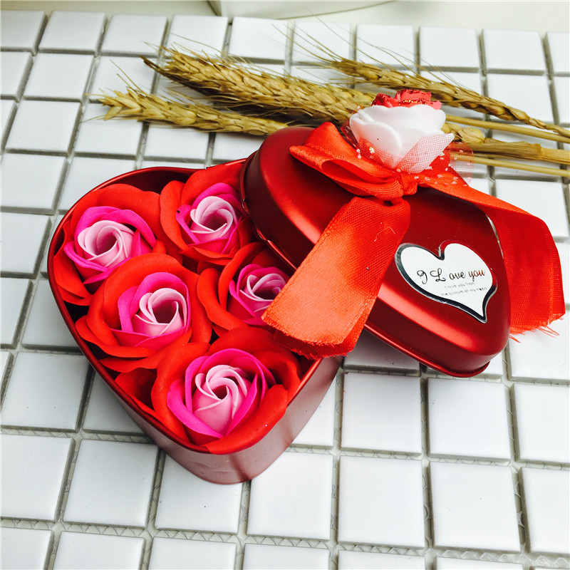 Red bursting Rose Soap bouquet carnation carnation soap flower wholesale Valentine's Day Mother's Day gift manufacturer2