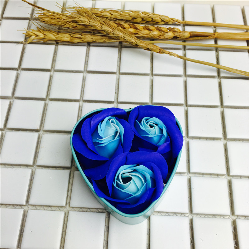 Blue explosion Rose Soap Soap flower bouquet of carnations wholesale Valentine's Day Mother's day birthday gift factory4