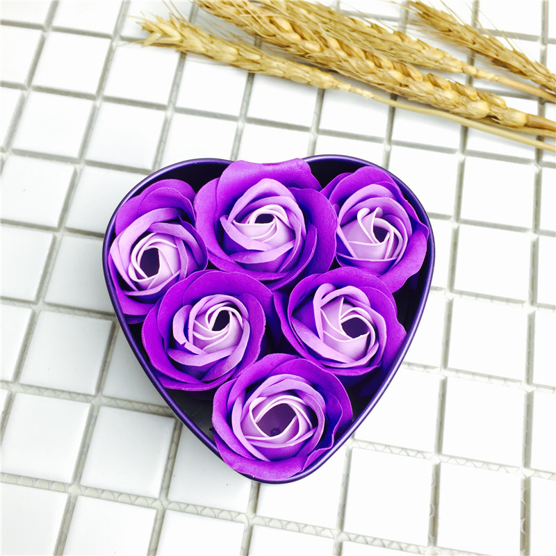 Purple Rose Rose Soap Soap bouquet gift box carnation soap flower wholesale Valentine's Day Mother's day birthday gift factory4