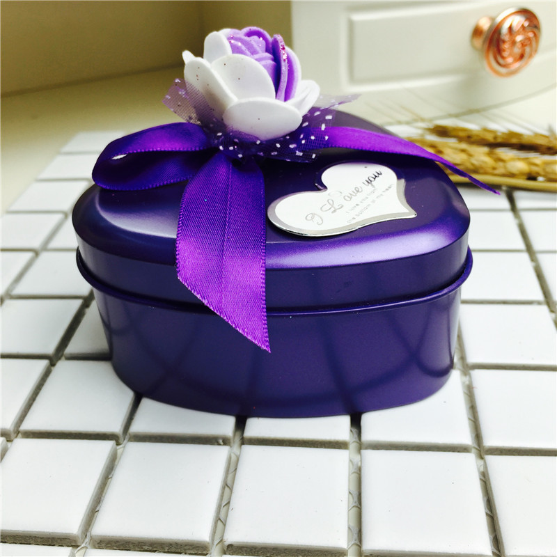 Purple Rose Rose Soap Soap bouquet gift box carnation soap flower wholesale Valentine's Day Mother's day birthday gift factory5