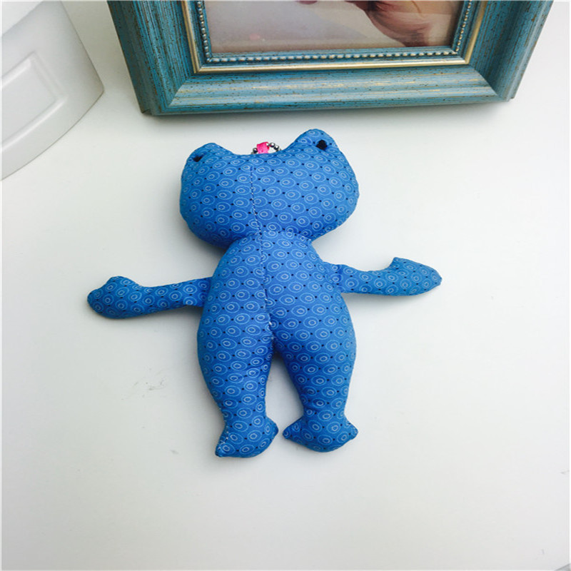 Frog blue cloth art boy hanger3