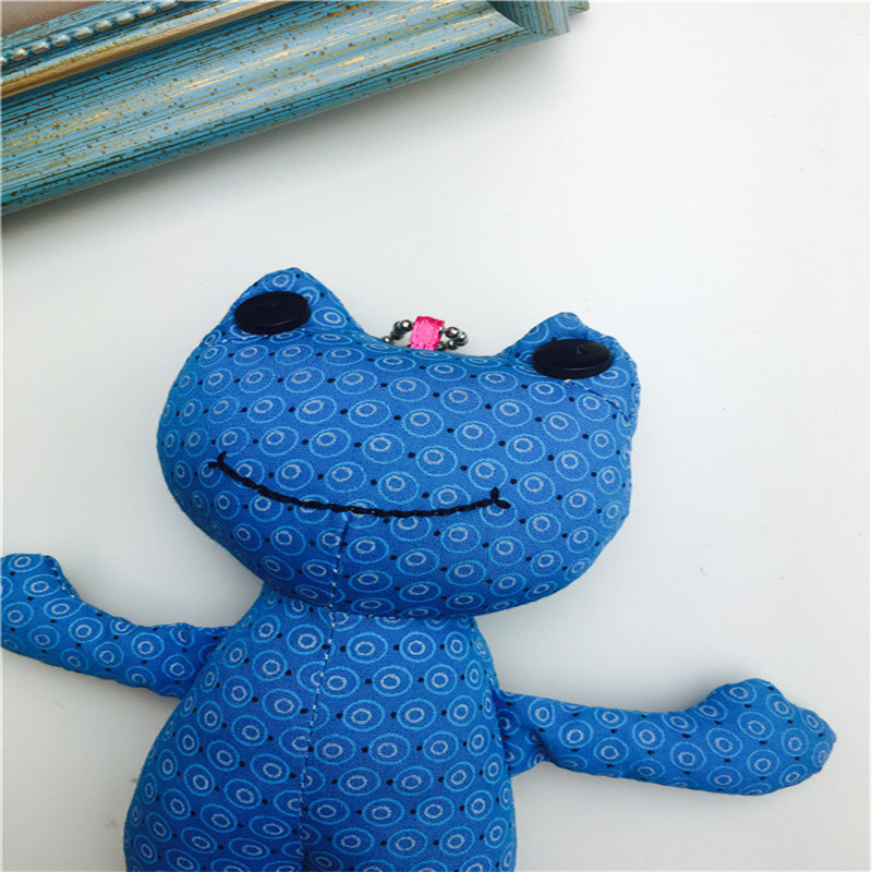 Frog blue cloth art boy hanger4