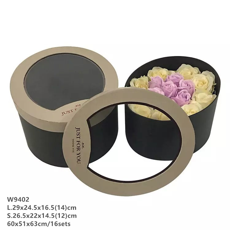 Fashion high-end flower soap flower box flower simulation hand box tote box gift box1