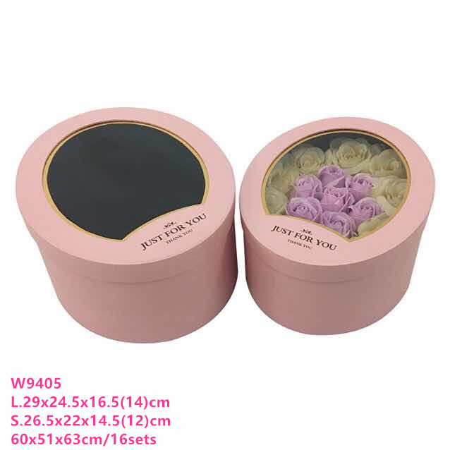 Fashion high-end flower soap flower box flower simulation hand box tote box gift box4