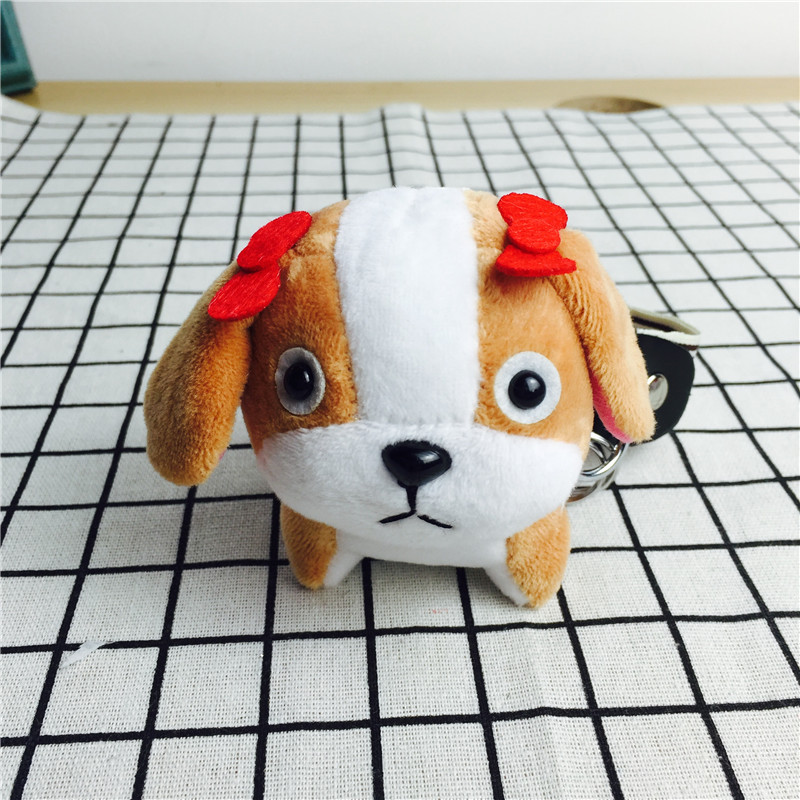 The dog plush doll Keychain bag pendant Pendant1