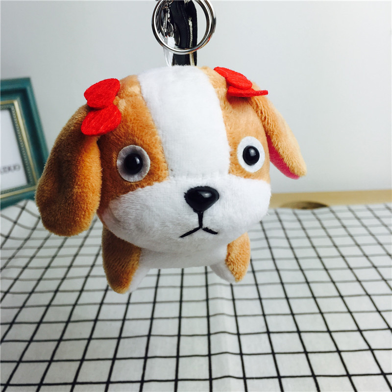 The dog plush doll Keychain bag pendant Pendant4