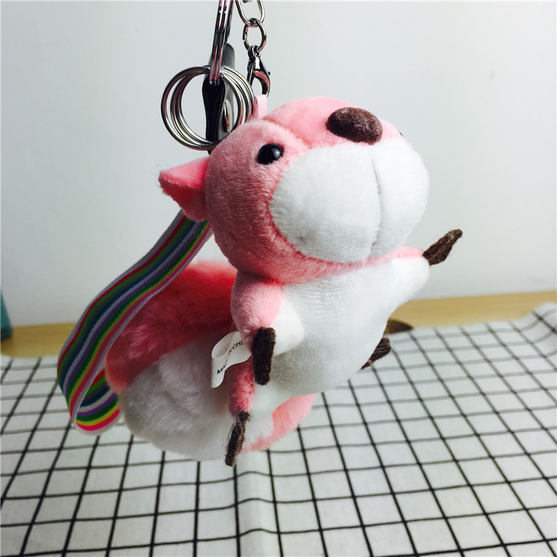 The little squirrel Plush Doll Keychain bag pendant Pendant4