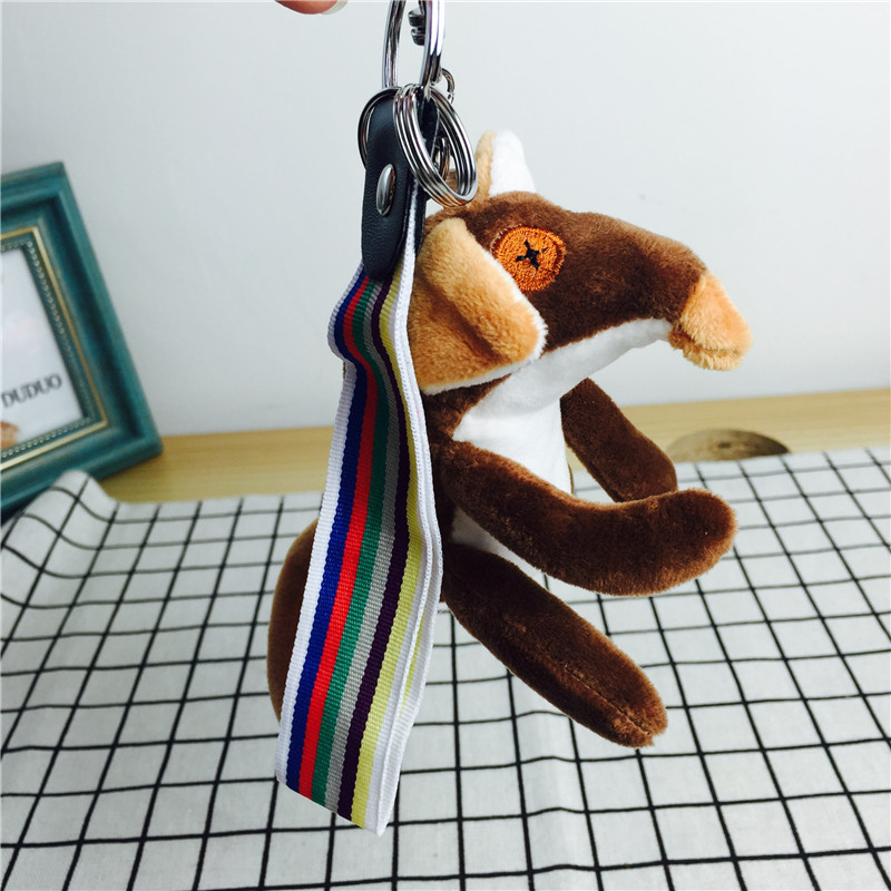 The small fox Plush Doll Keychain bag pendant Pendant4