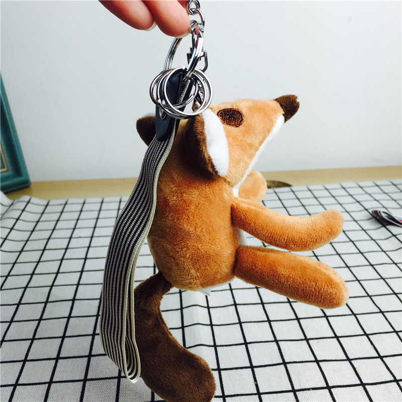 The small fox Plush Doll Keychain bag pendant Pendant4