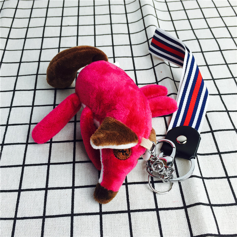 The small fox Plush Doll Keychain bag pendant Pendant1