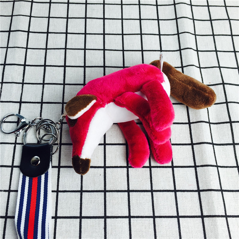 The small fox Plush Doll Keychain bag pendant Pendant2