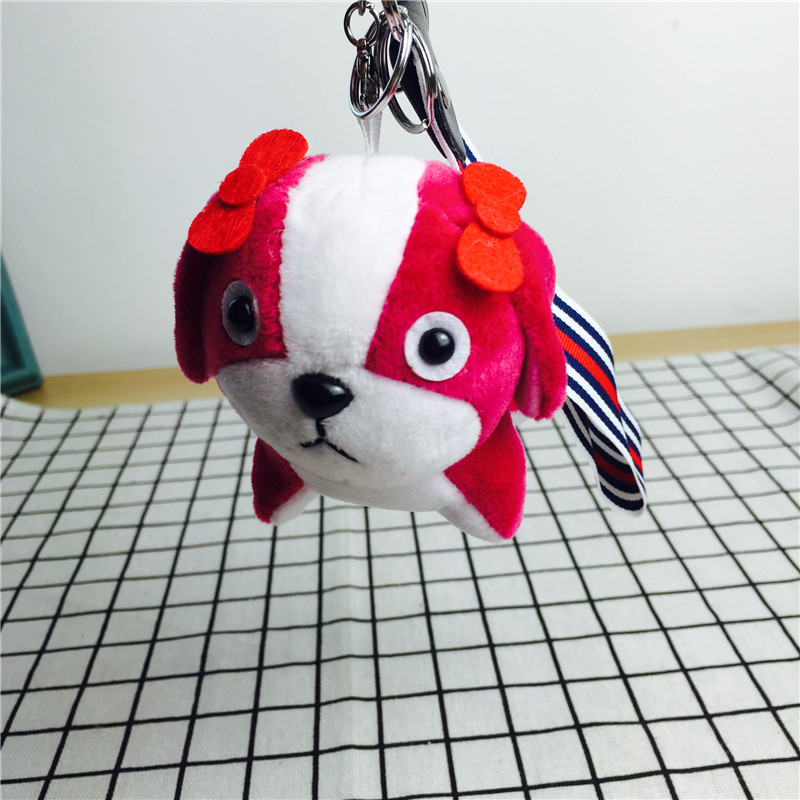 The dog plush doll Keychain bag pendant Pendant4