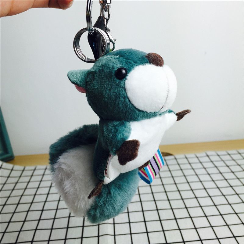 The little squirrel Plush Doll Keychain bag pendant Pendant4