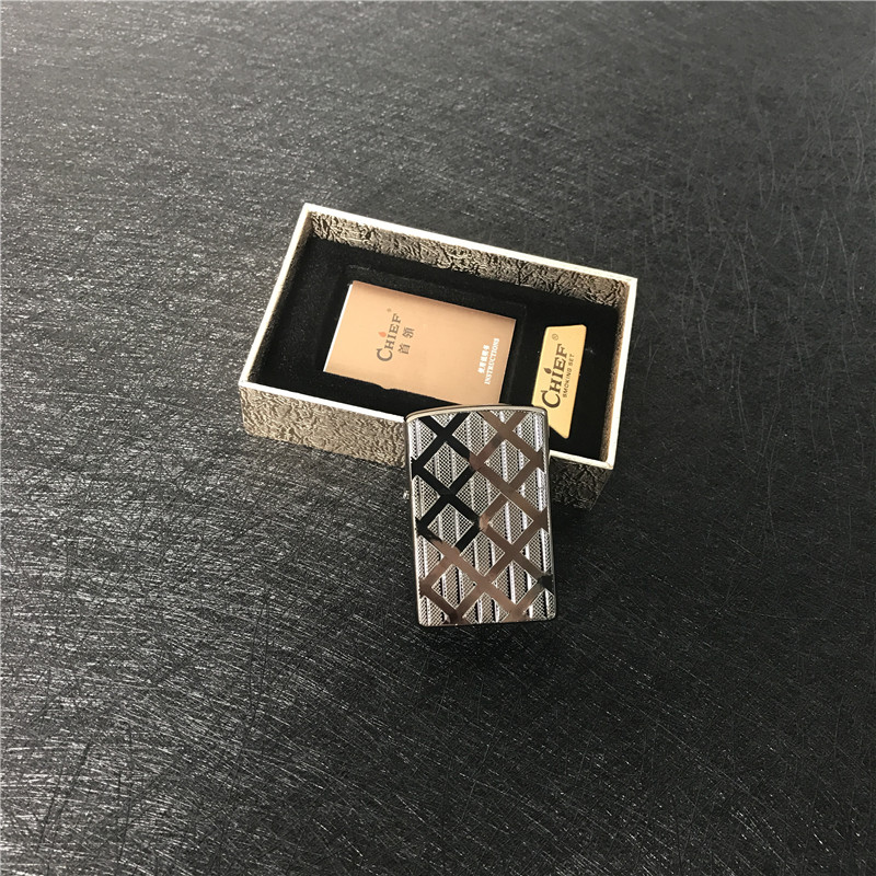 Creative personality windproof lighter Silver2