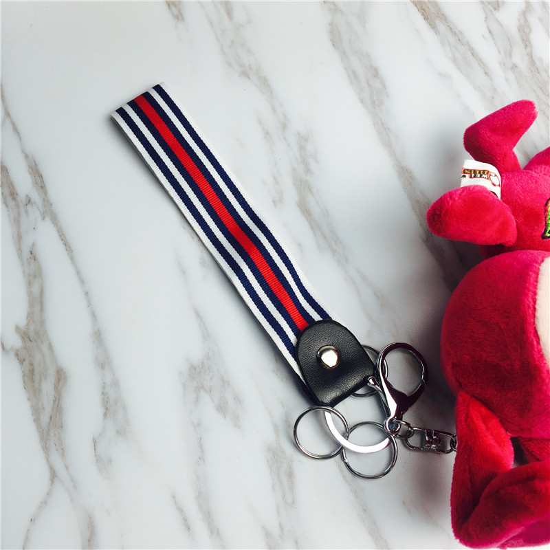 Cartoon long ear rabbit Keychain hanging bag red plush small jewelry ornaments5
