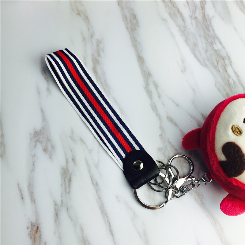 Cartoon doll Keychain hanging bag red plush small jewelry ornaments5