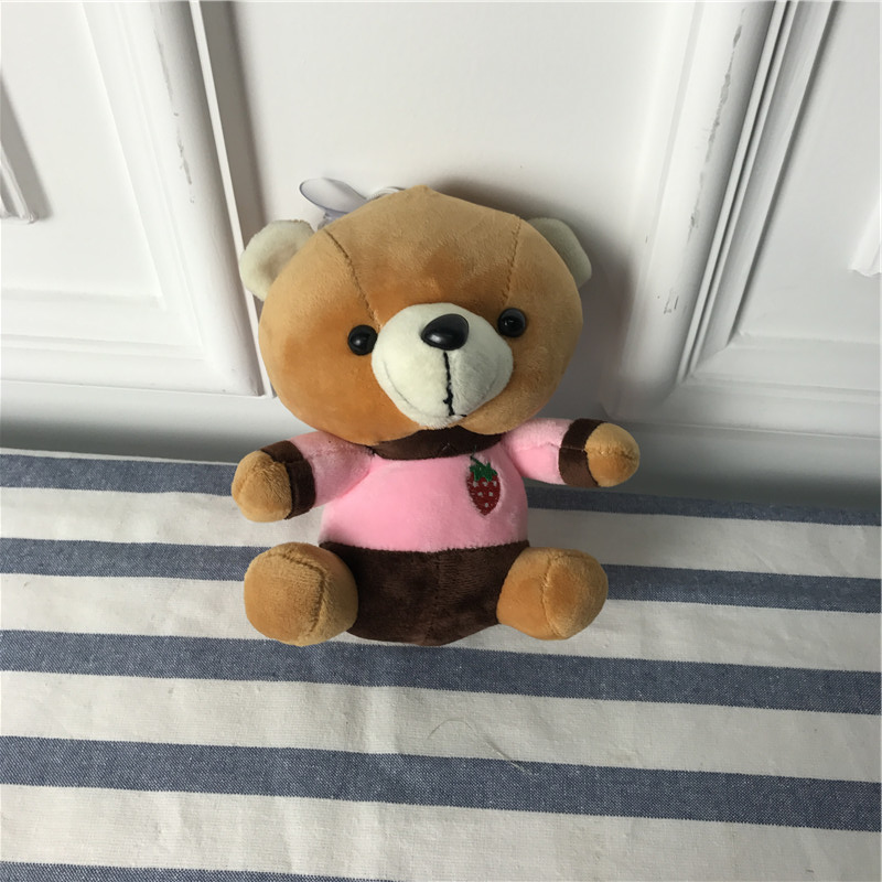 Brown Pink Bear PP cotton plush toys to children pillow to send his girlfriend wedding gift1