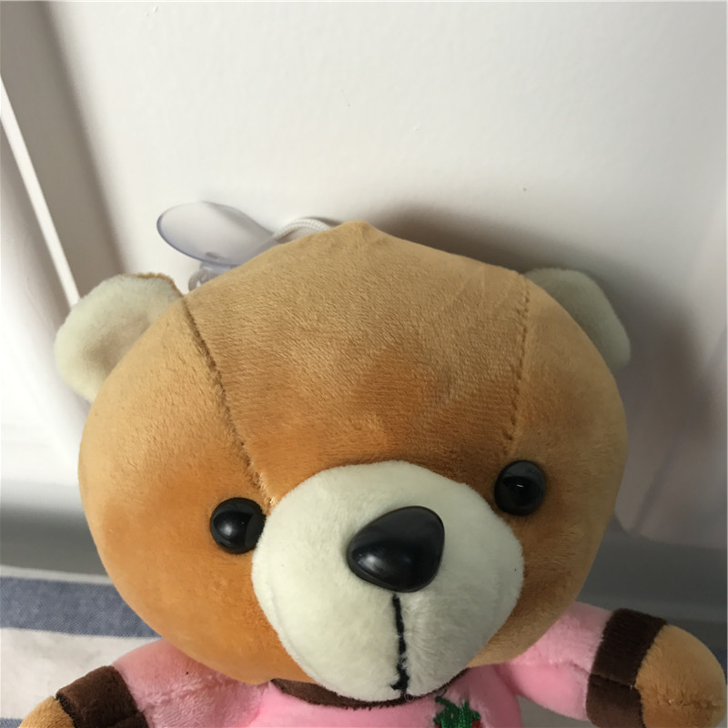 Brown Pink Bear PP cotton plush toys to children pillow to send his girlfriend wedding gift2