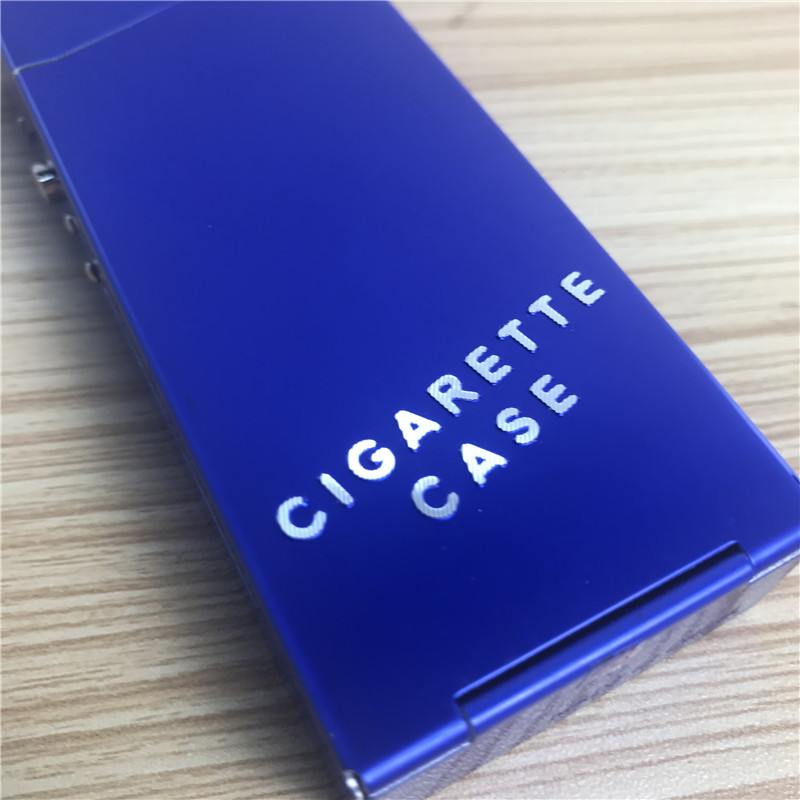Blue creative thin cigarette box cigarettes with portable men's cigarette boxes5