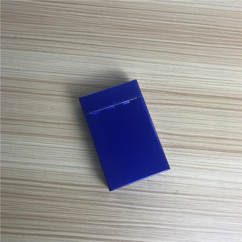 Blue creative thin cigarette box cigarettes with portable men's cigarette boxes2