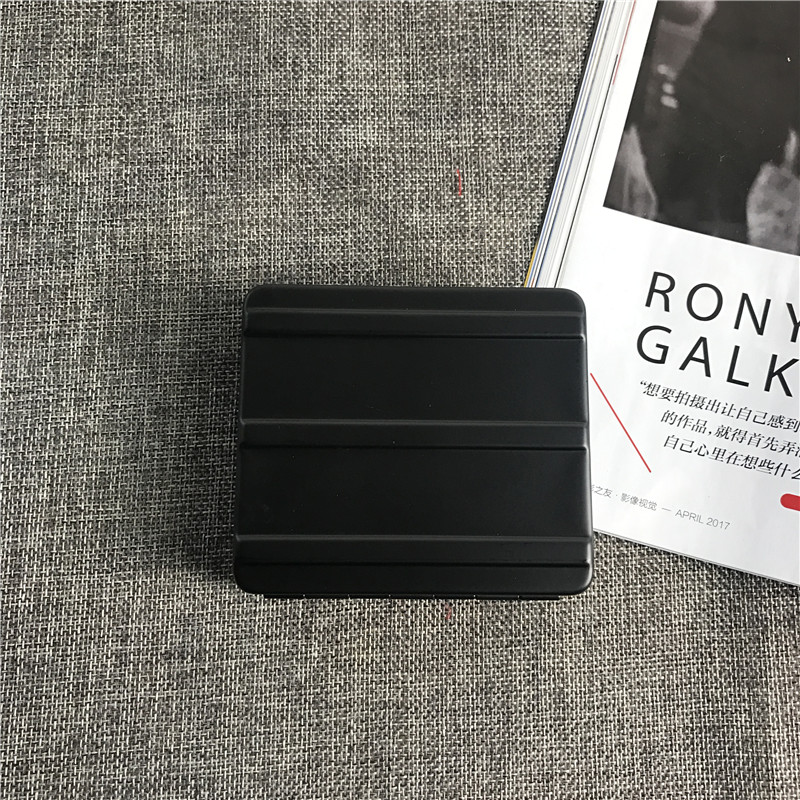 Black creative thin cigarette box cigarettes with portable men's cigarette box3
