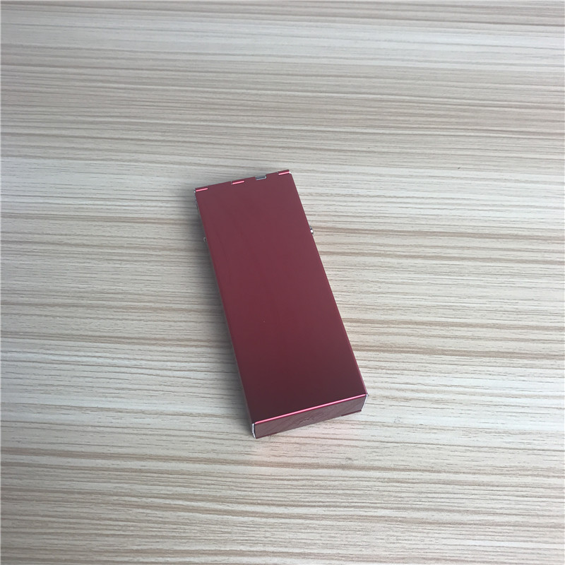 Red creative slim cigarette box, cigarette clip portable male cigarette box3
