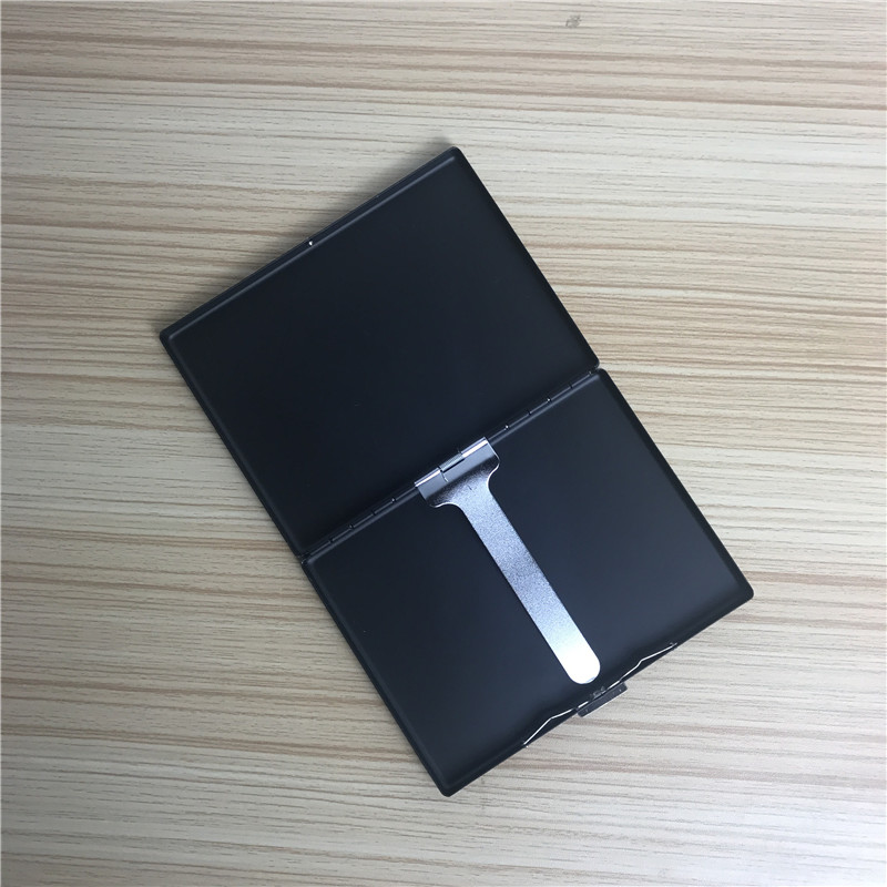 Black creative thin cigarette box cigarettes with portable men's cigarette box4