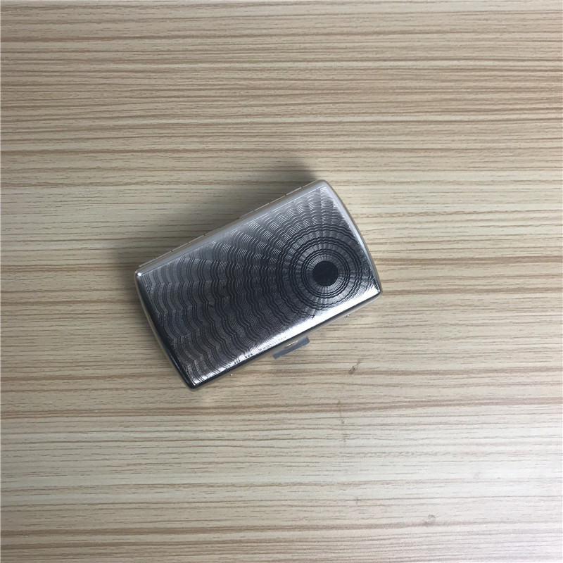 Silver creative slim cigarette case, cigarette clip, portable male cigarette box, silver creative slim cigarette box, cigarette clip, portable male cigarette box.1