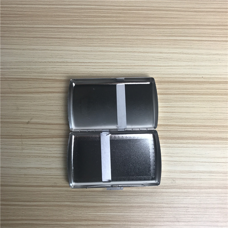 Silver creative thin cigarette box cigarettes with portable men's cigarette boxes4