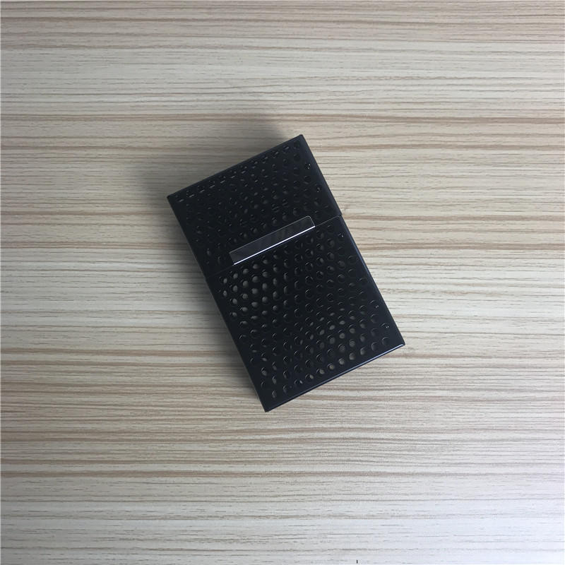 Black creative thin cigarette box cigarettes with portable men's cigarette box1