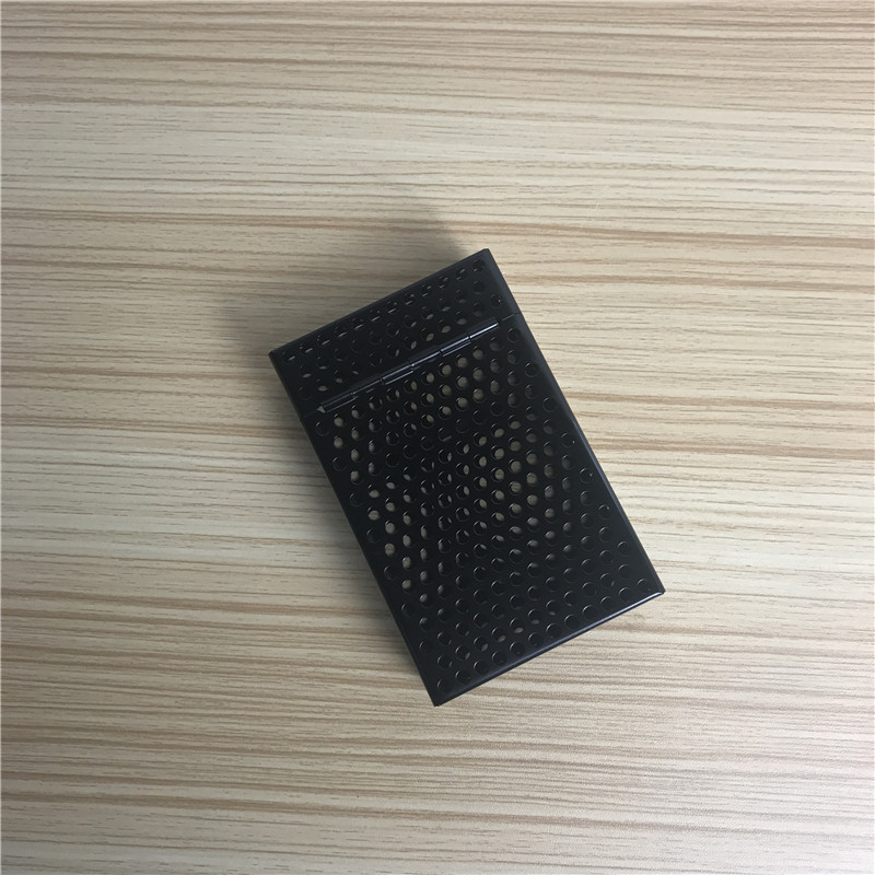 Black creative thin cigarette box cigarettes with portable men's cigarette box2