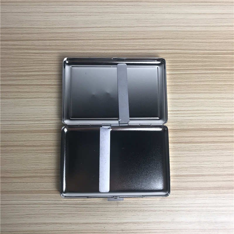Silver creative thin cigarette box cigarettes with portable men's cigarette boxes4