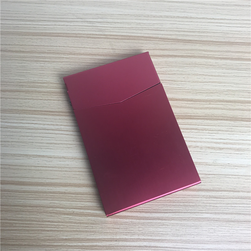 Red creative slim cigarette box, cigarette clip portable male cigarette box1