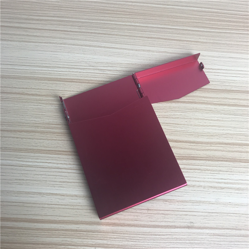 Red creative slim cigarette box, cigarette clip portable male cigarette box3