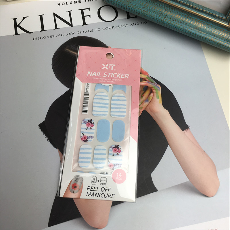 3D nail sticker waterproof durable pregnant women can be environmentally friendly2