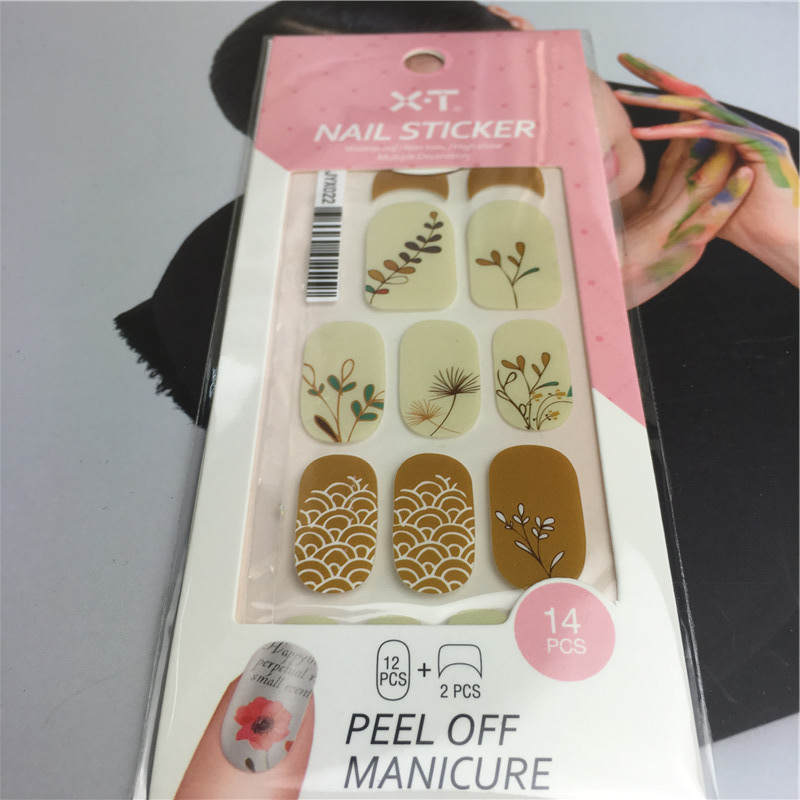 3D nail sticker waterproof durable pregnant women can be environmentally friendly3