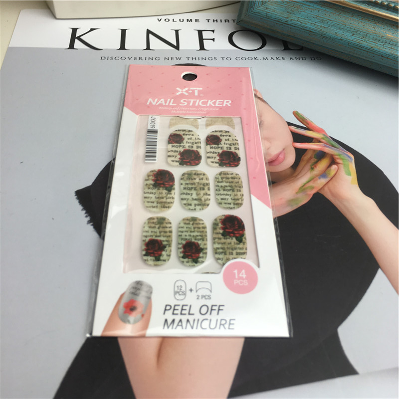 3D nail sticker waterproof durable pregnant women can be environmentally friendly4