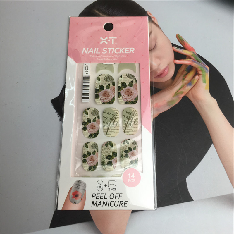 3D nail sticker waterproof durable pregnant women can be environmentally friendly2