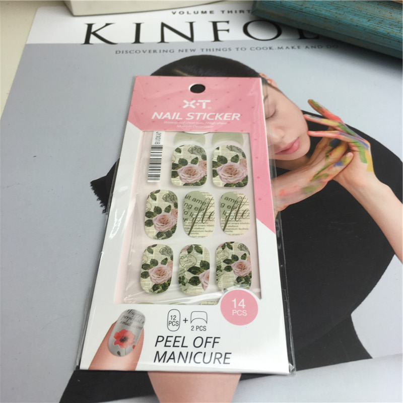 3D nail sticker waterproof durable pregnant women can be environmentally friendly3