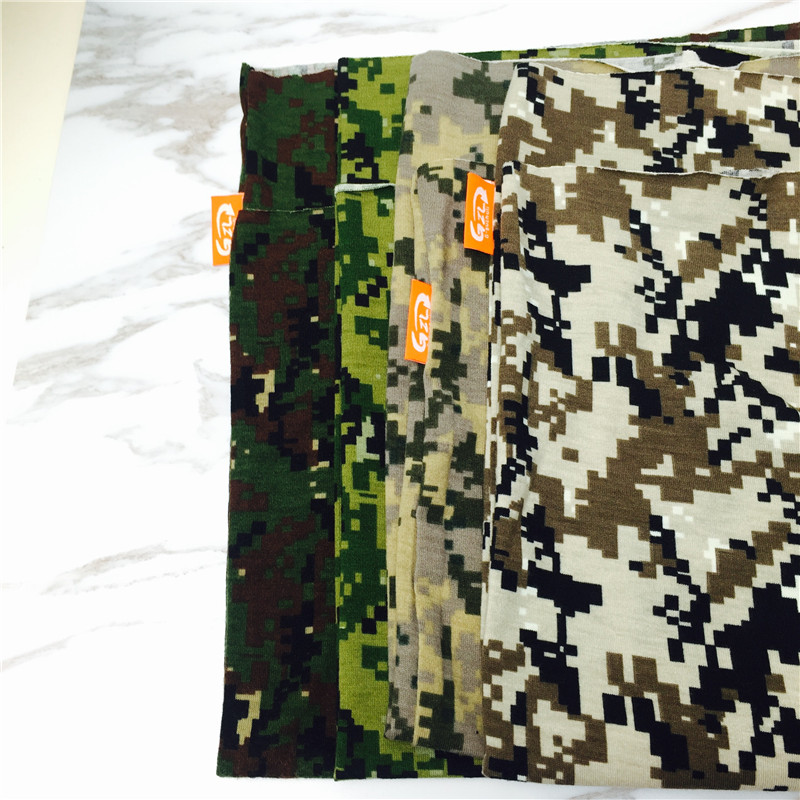 Camouflage hood outdoor seamless scarf scarf collar riding variety magic mask masks wind caps5