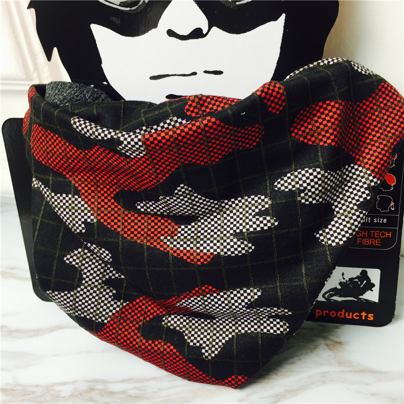 Multifunctional outdoor sports men and women headscarf knitted scarf collar camouflage section2