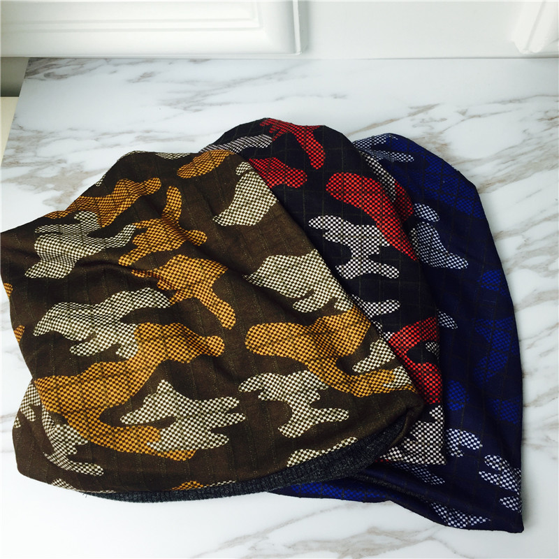 Multifunctional outdoor sports men and women headscarf knitted scarf collar camouflage section5