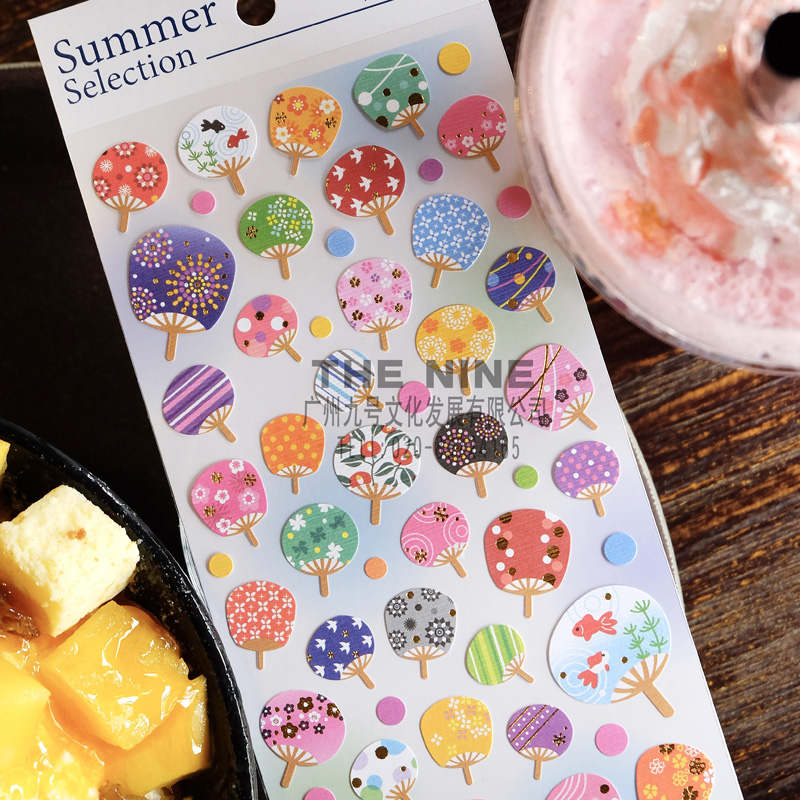 MINDWAVE classic summer cool summer hand account stickers stickers and a small fresh paper paste2