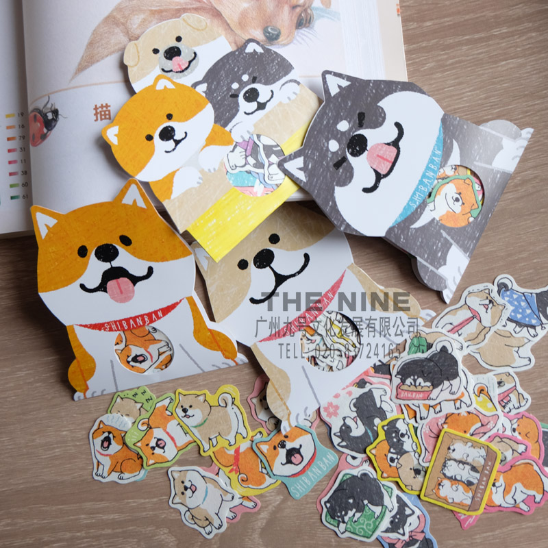 MW super popular Japanese silly adorable Shiba series of particle Japan Shiba sticker1