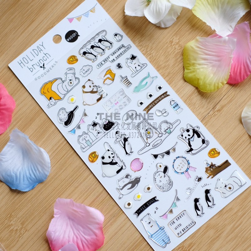 The popular Japanese girl manual DIY Japanese crystal epoxy stickers...6