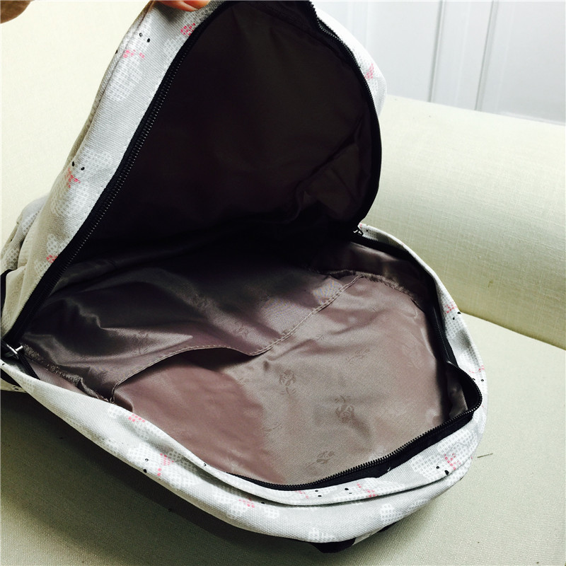 Printed backpack Korean shoulder bag women school wind lovely schoolbag5