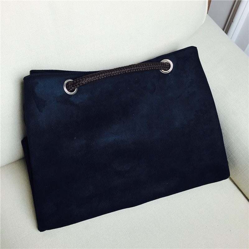 Fashion lady's flush cloth surface simple leisure large capacity Handbag Black Velvet cloth1